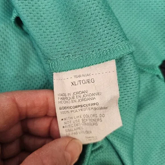 Under Armour Men’s XL Green Performance Polo Shirt Loose Fit HeatGear Golf U760 - Picture 9 of 10